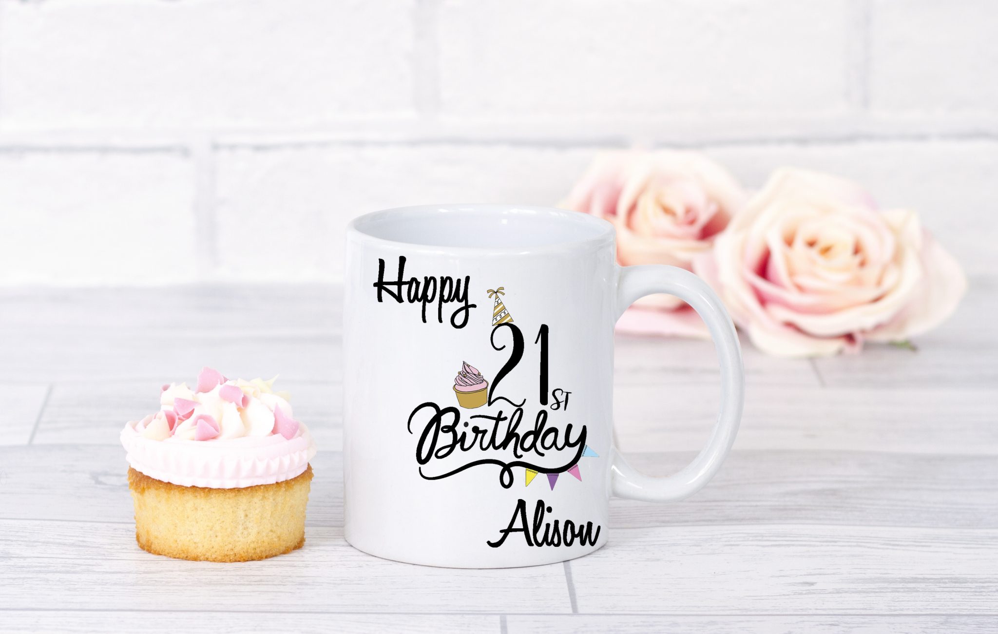 Personalised Happy 21st Birthday Mug — The Lemon Tree Printers